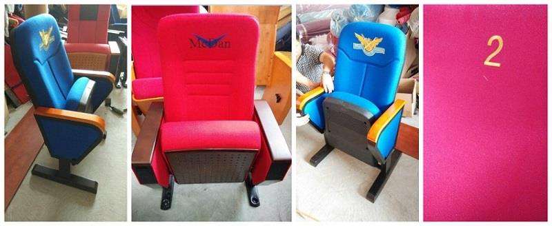 cinema chair embroidery