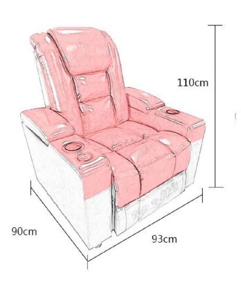 Reclining home theater couch LS848 Linsen Seating