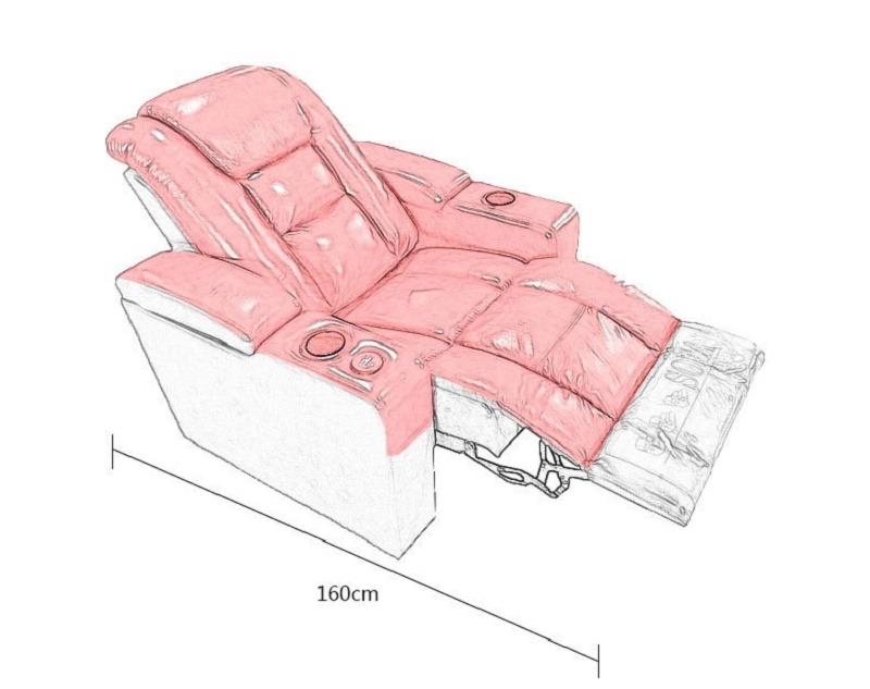 theater couch dimensions