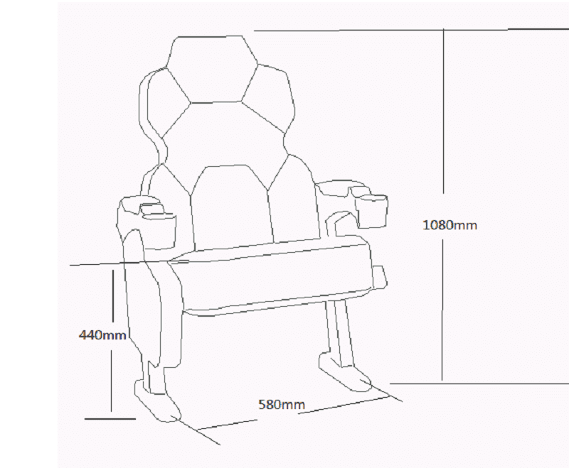 theater seating dimension