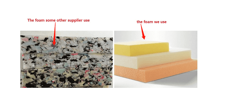 foam comparation