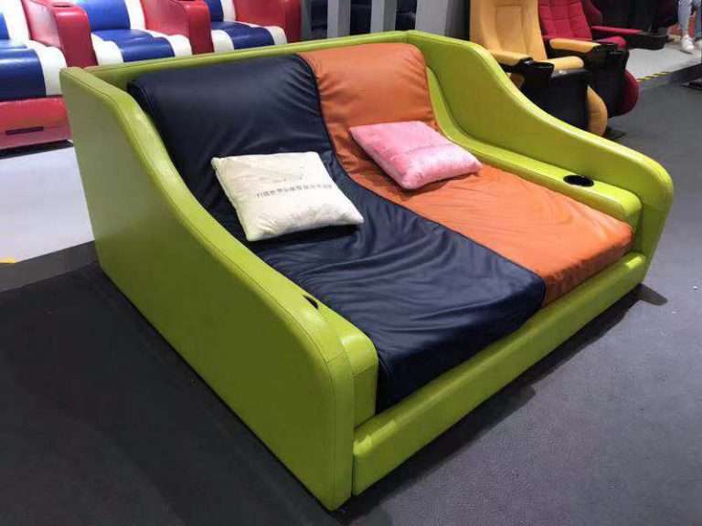 movie theater with beds