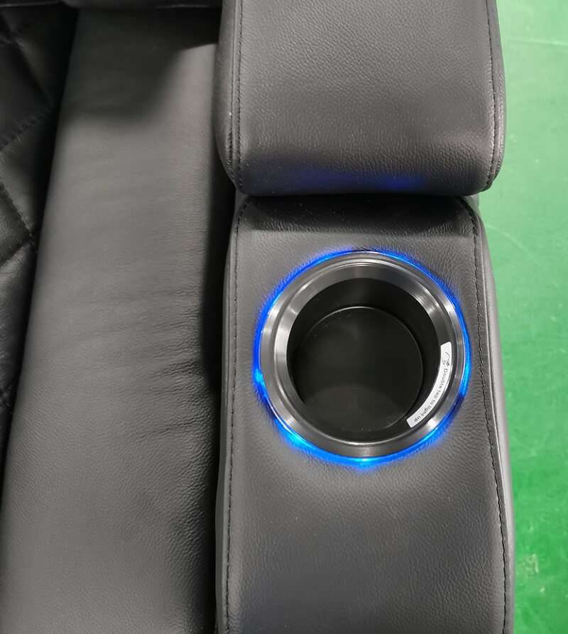 cup holder with LED light