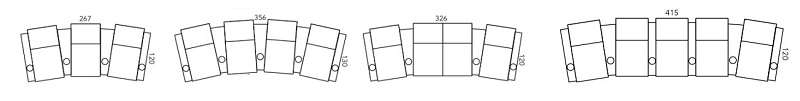 curved home theater seating layout