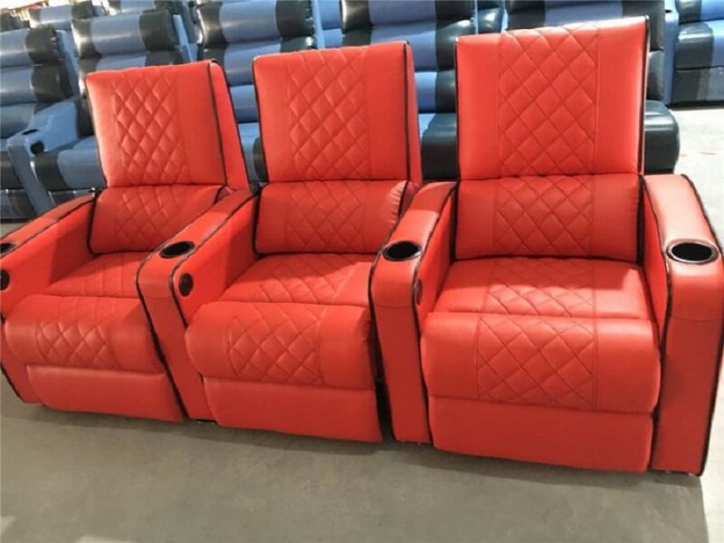 red power recliner