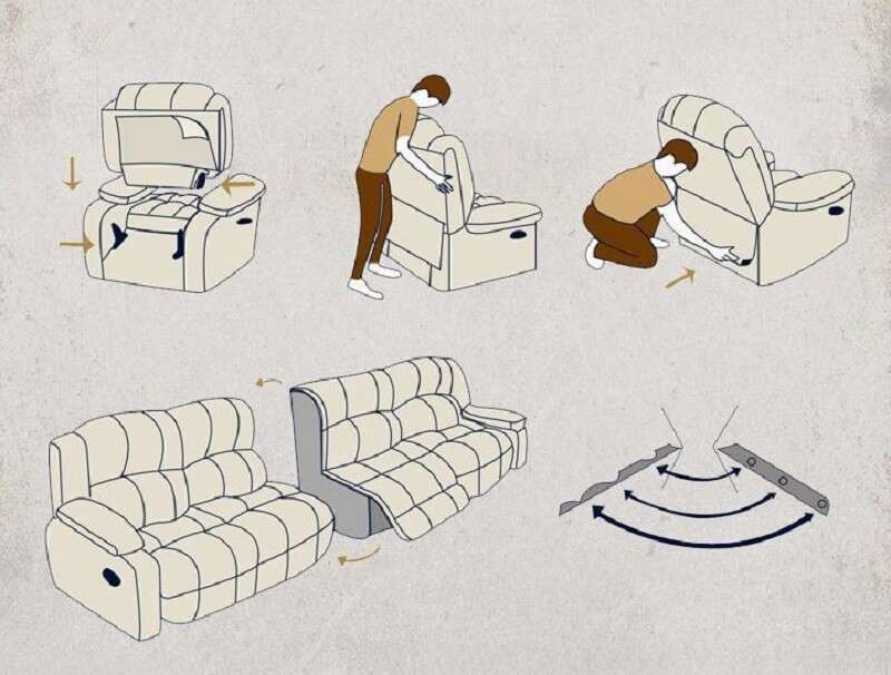 movie theater chair assemble