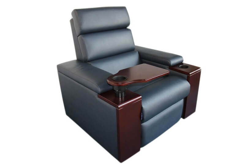 theater couches with tray table