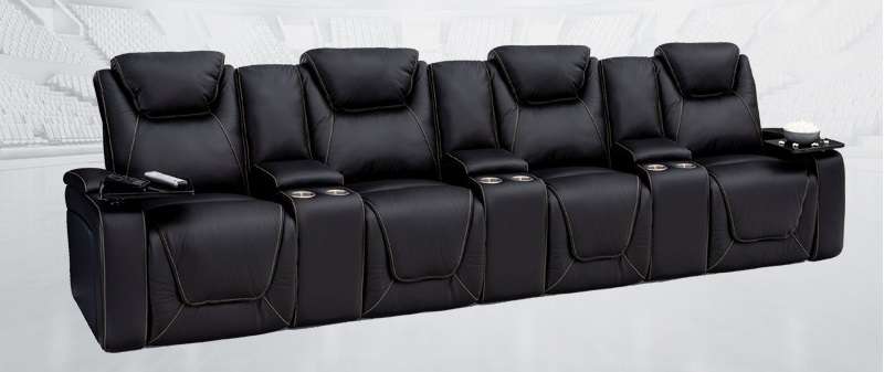 4 seat home theater seating