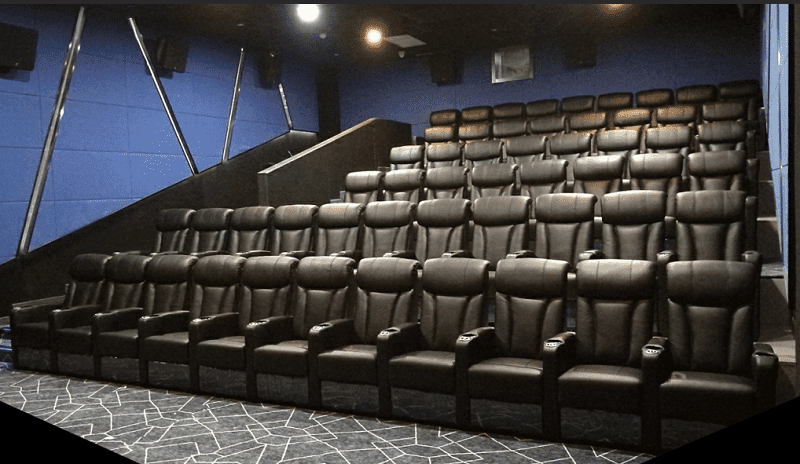 black movie theater couch