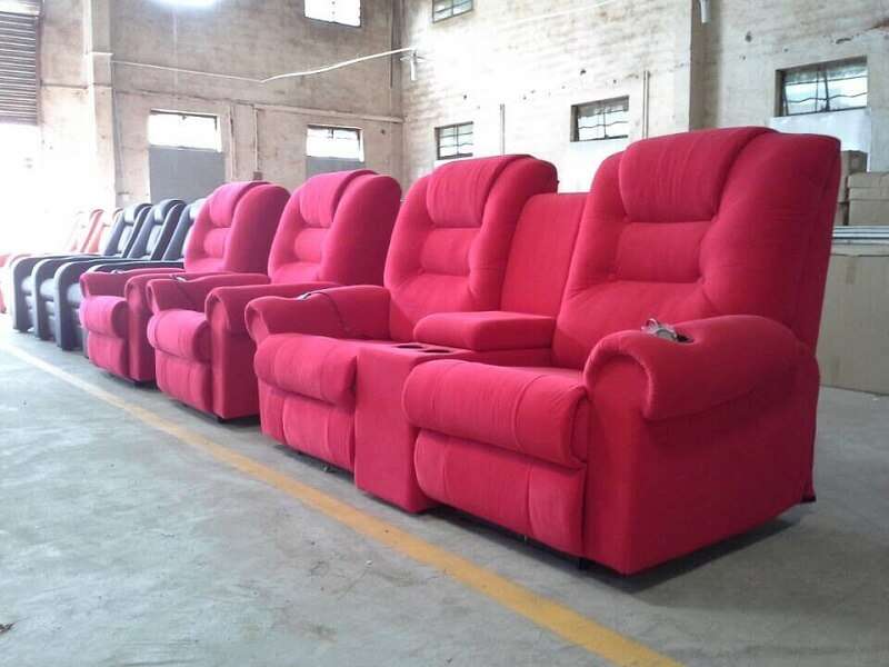 red movie recliner chairs