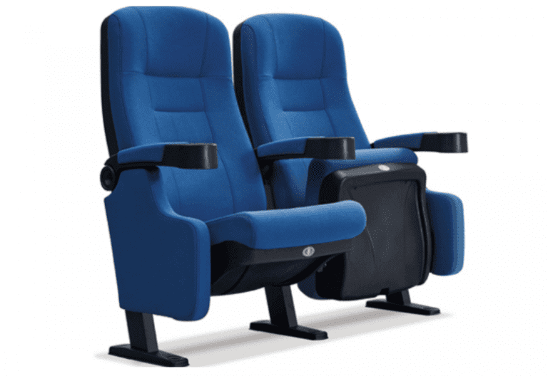 Non Reclining Theater Seats Folding Cinema Chairs LS607