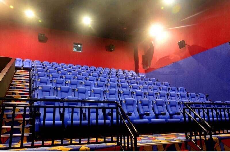 plastic theater chairs