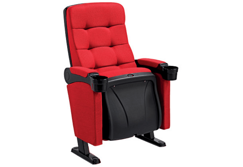 red movie theater chairs