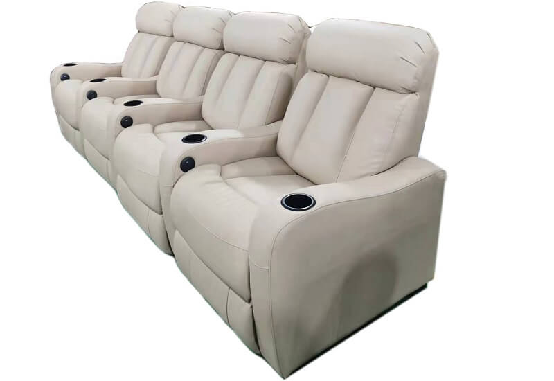 home theater chairs row of 4