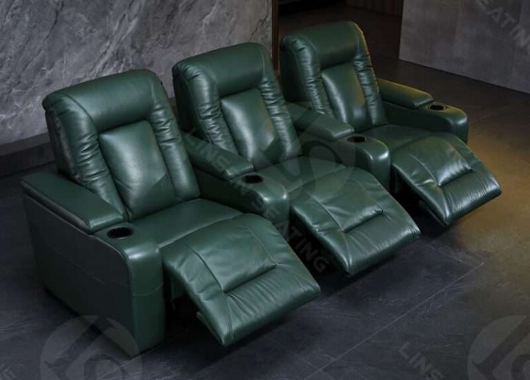 Power leather movie theater recliners for home LS9010 Linsen Seating