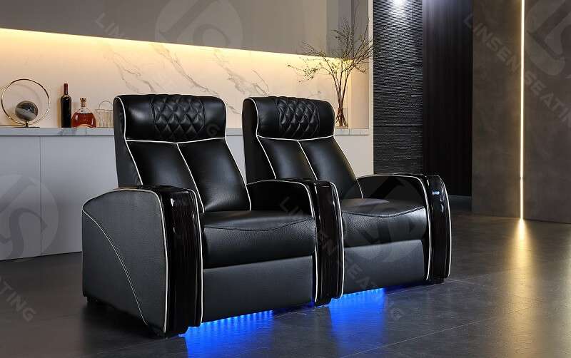 black-modern-home-theater-seating