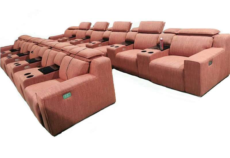 modern fabric recliner sofa