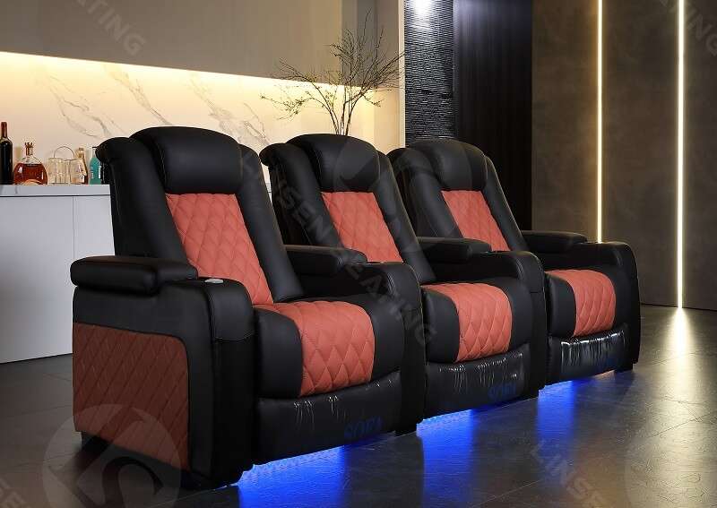 3 seat theater recliner