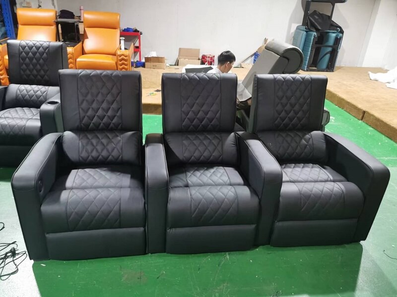 3 seater theater seating