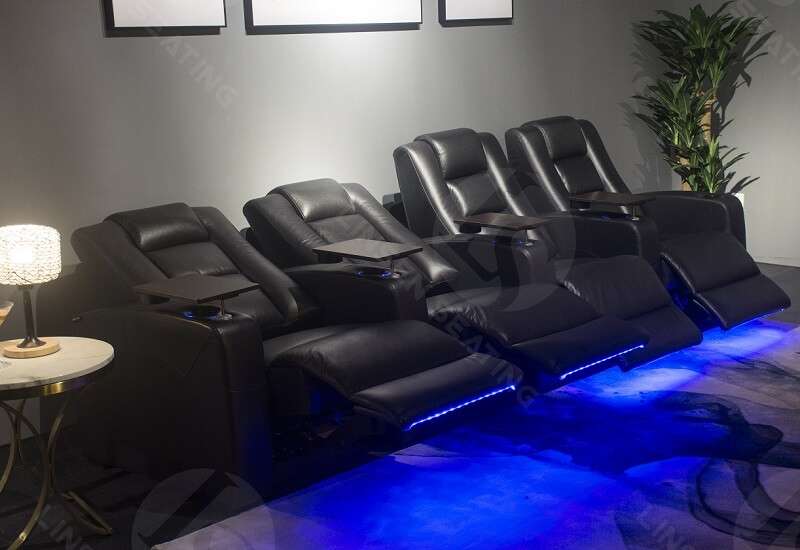 4 seat theater recliner