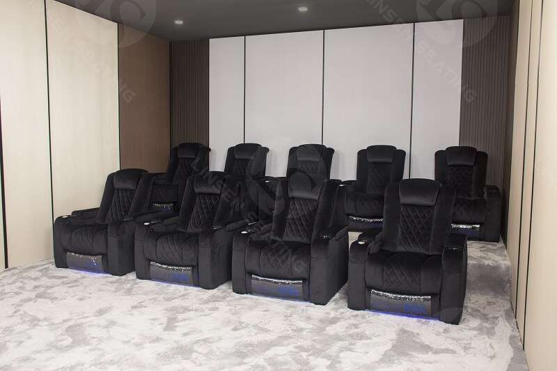 home theater of 9 people