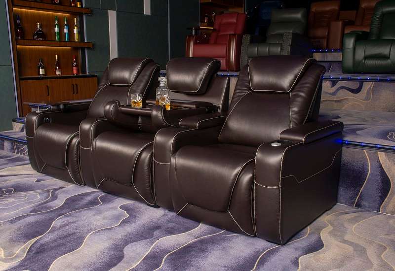 media recliner sofa