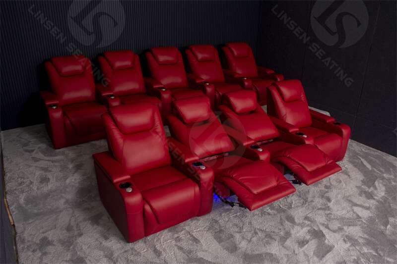 home theater of 9 people