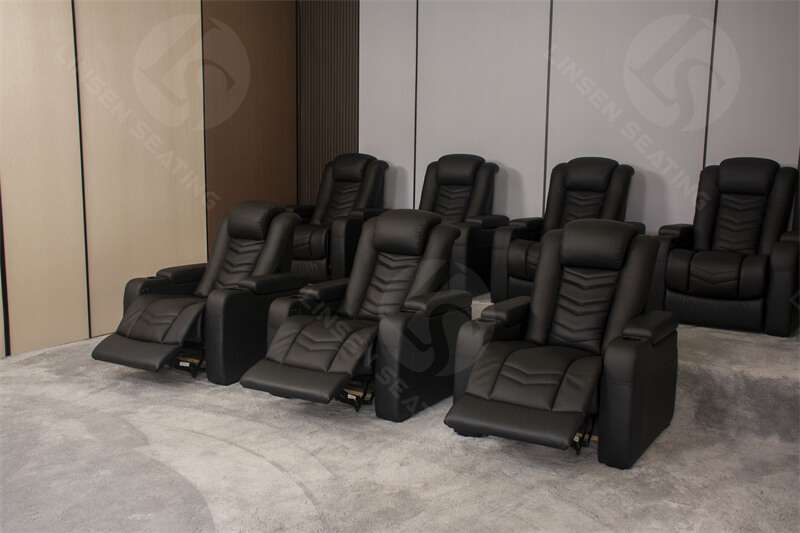 modern home theater of 7 people