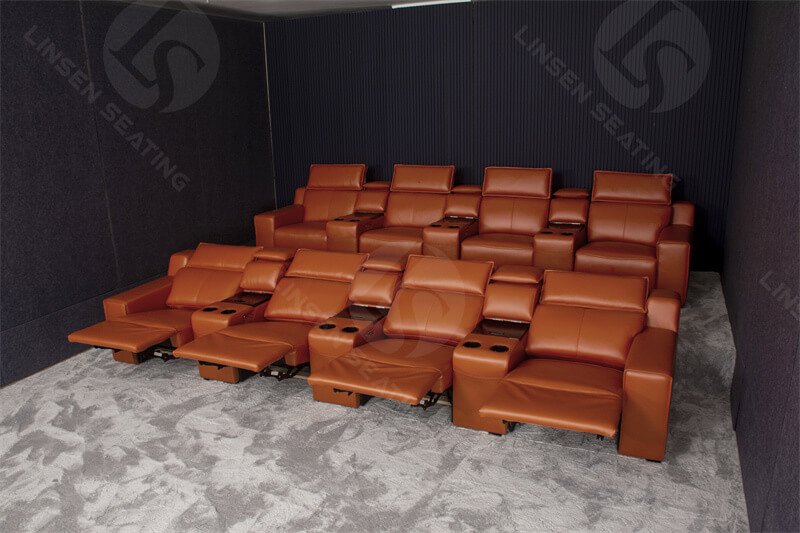 power reclining home theater sofa