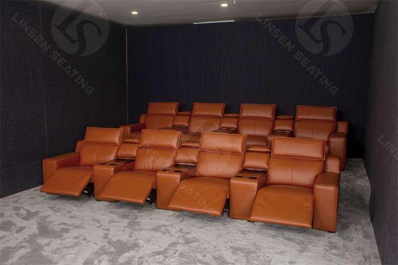 reclining movie theater sofa