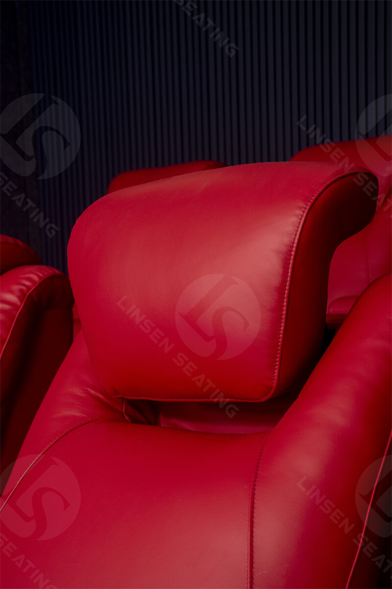 theater room sofa with power headrest