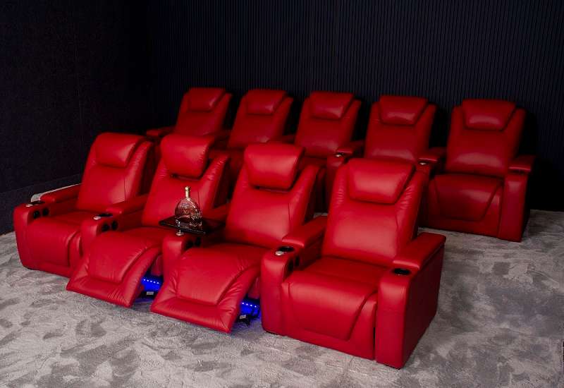 theater room sofa