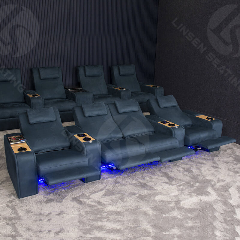 cinema with electric recliner sofa