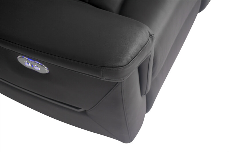 home cinema chair arm in cow leather