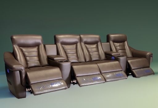 4 Person Home Theatre Seating