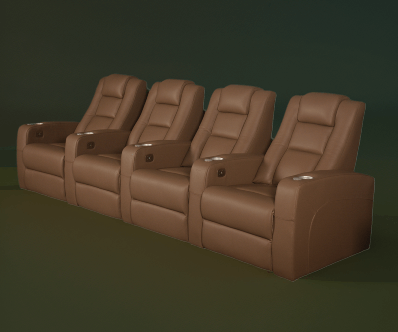 cinema recliner sofa 4 seater