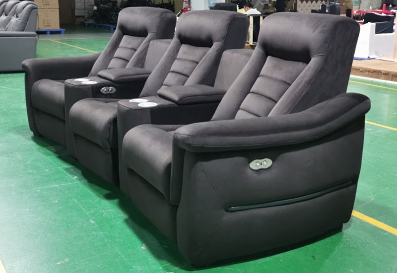 fabric movie theater chair