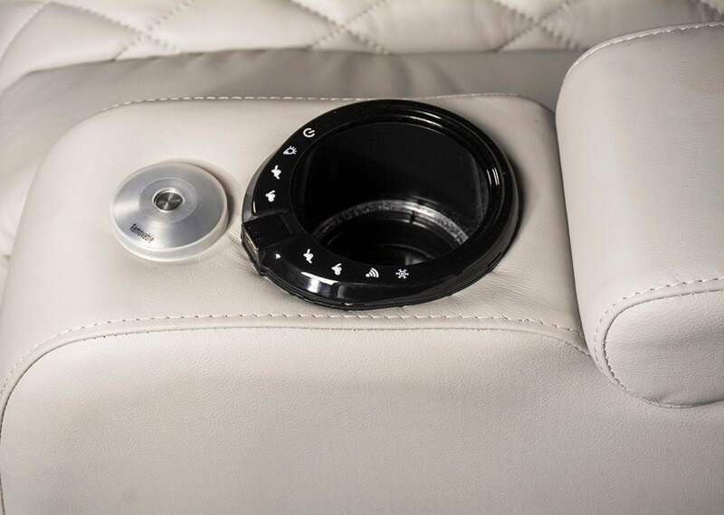 black cooling cup holder