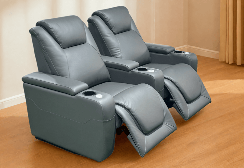 leather recliner cinema sofa