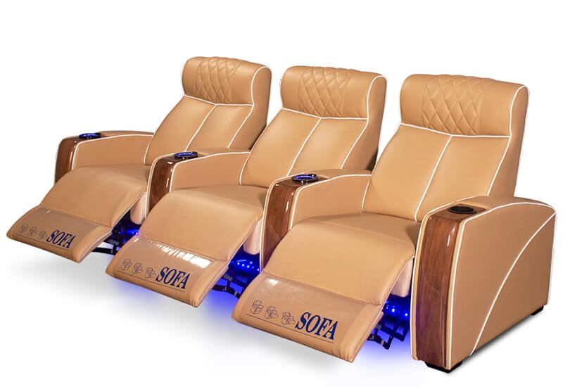 3 Seat Theater Sofa