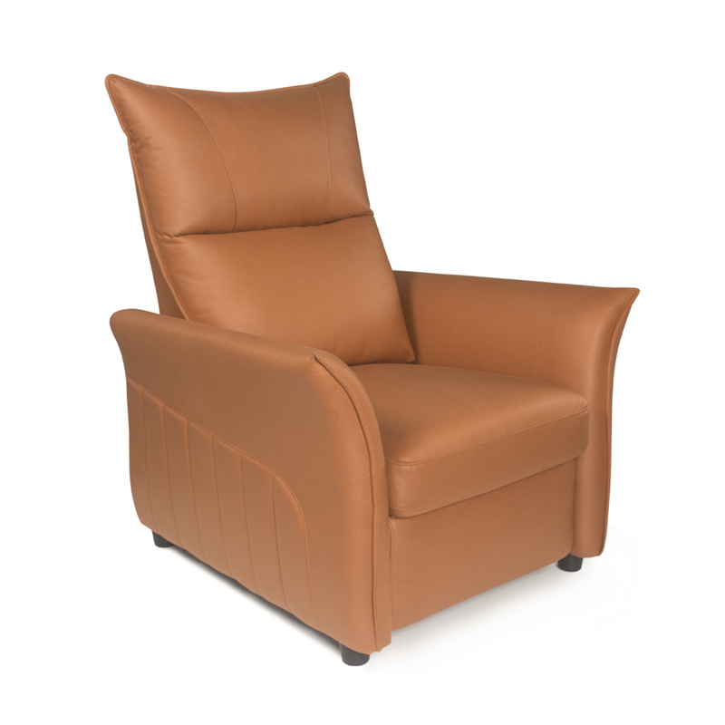 caremel leather reclining chairs