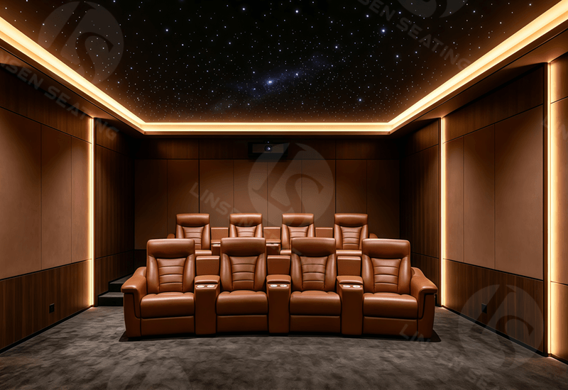 curved home theater seating