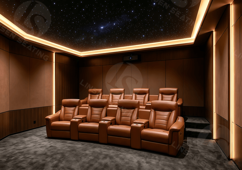 curved theater seating 4 seater